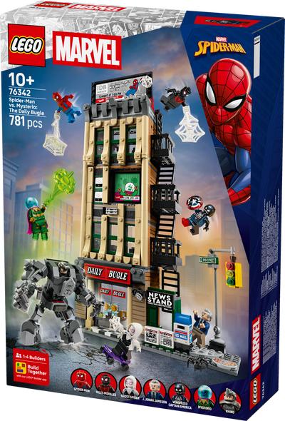 LEGO 76342 Super Heroes SpiderMan vs. Mysterio The Daily Bugle