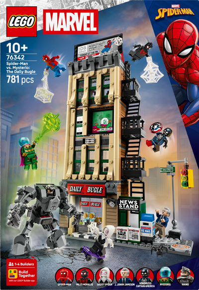 LEGO 76342 Super Heroes SpiderMan vs. Mysterio The Daily Bugle