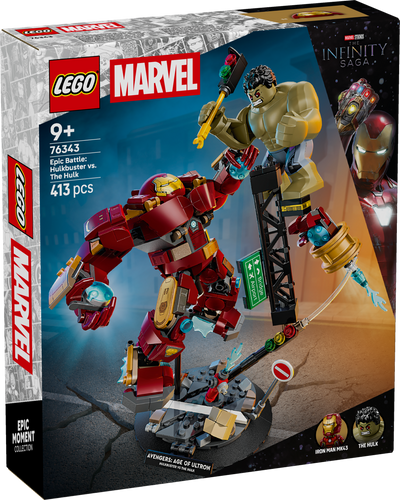 LEGO 76343 Super Heroes Epic Battle Hulkbuster vs. The Hulk