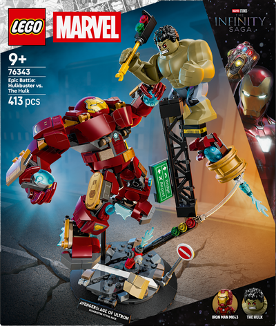 LEGO 76343 Super Heroes Epic Battle Hulkbuster vs. The Hulk