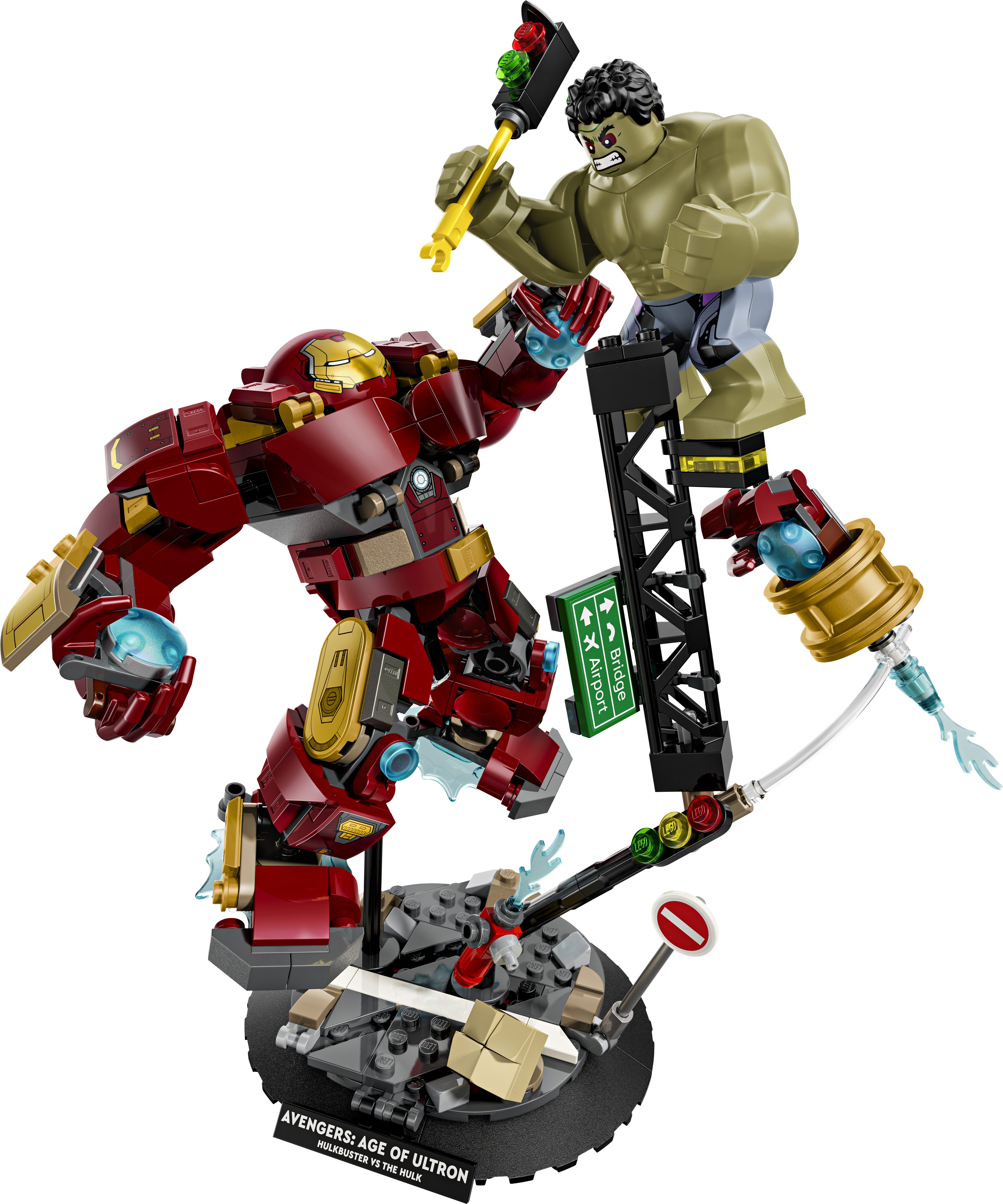 LEGO 76343 Super Heroes Epic Battle Hulkbuster vs. The Hulk