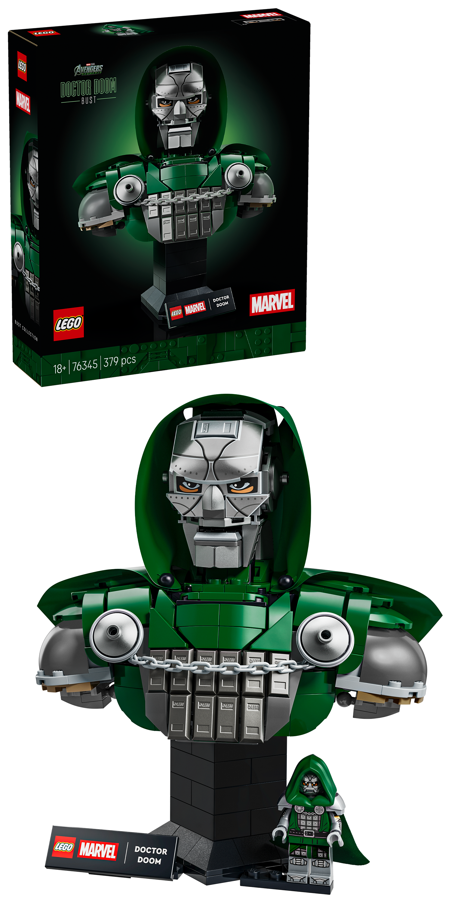 LEGO 76345 ? Marvel Doctor Doom Bust Building Set