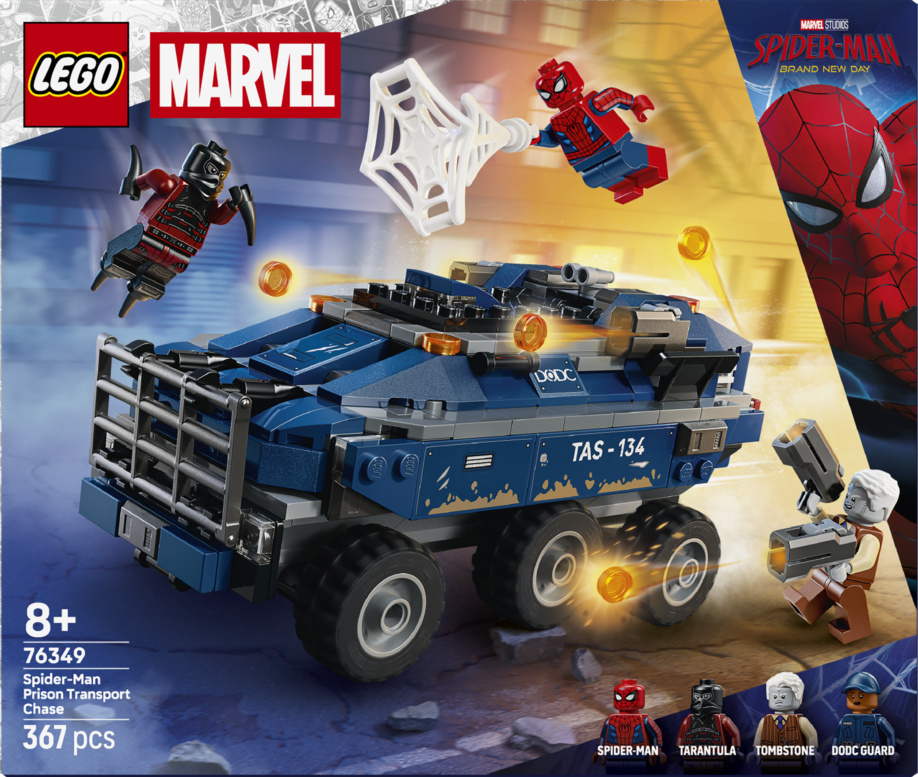 LEGO 76349 Marvel Spider-Man Prison Transport Chase