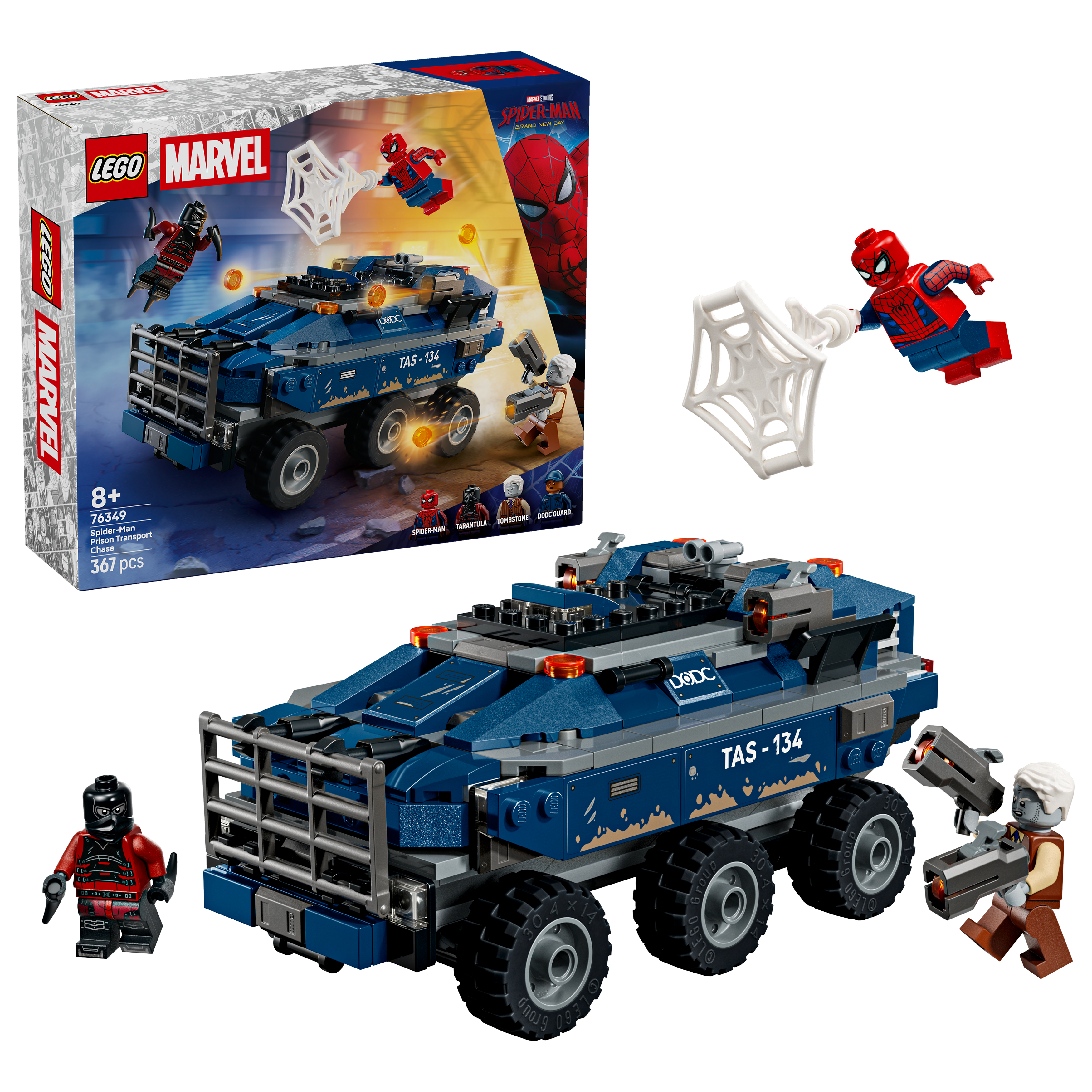 LEGO 76349 Marvel Spider-Man Prison Transport Chase