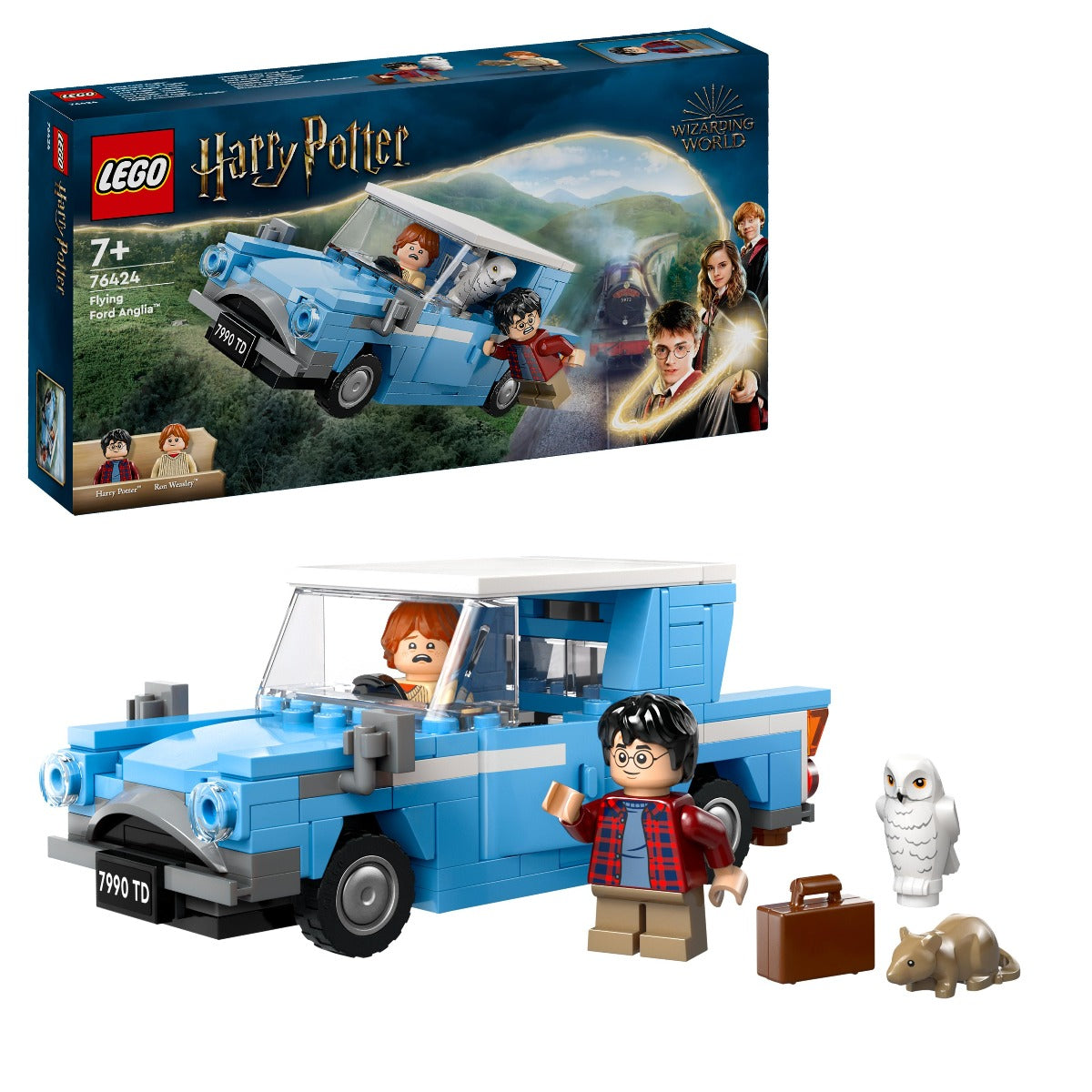 LEGO 76424 Harry Potter Flying Ford Anglia Car Toy Set