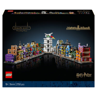 LEGO 76444 Harry Potter Diagon Alley Wizarding Shops Set for Adults