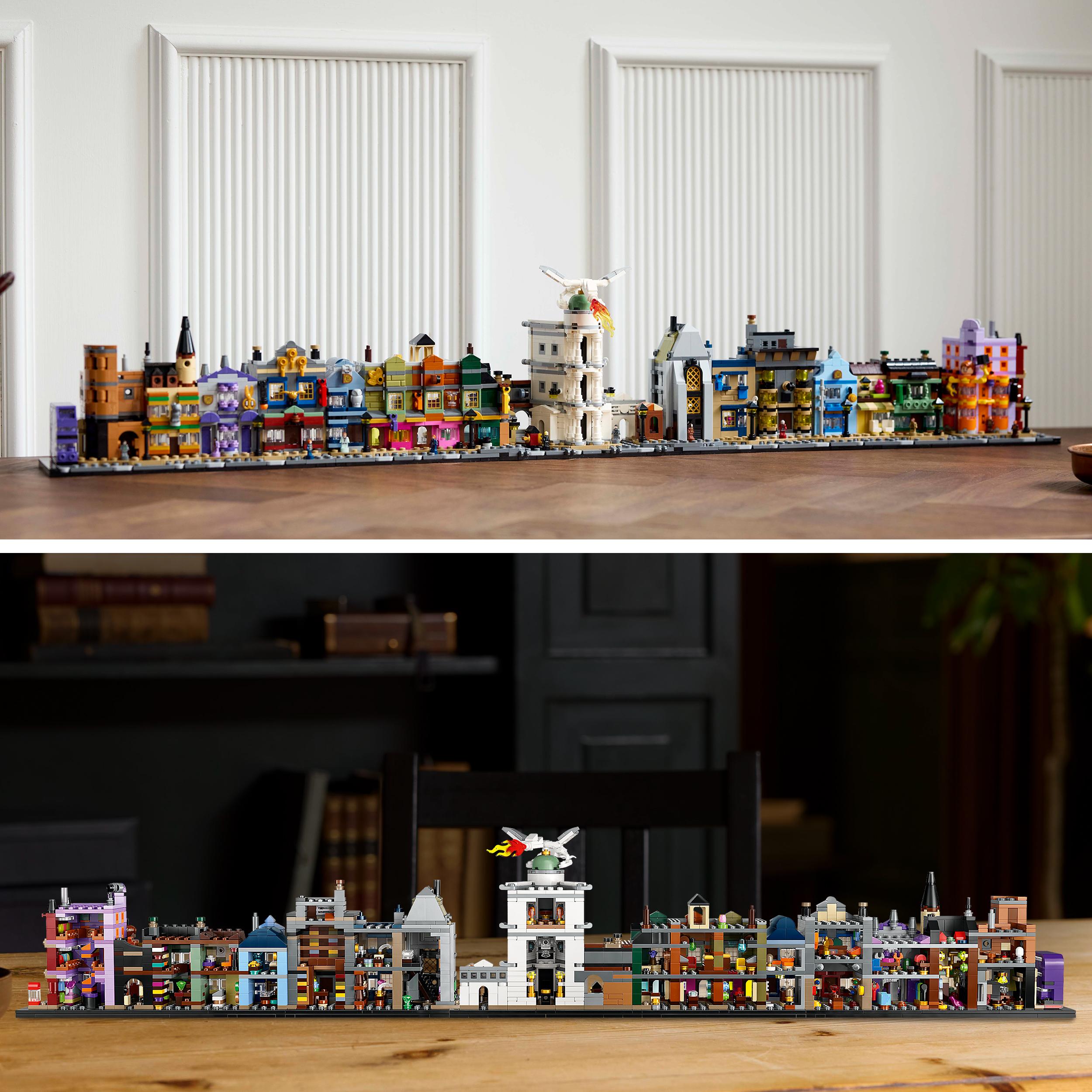 LEGO 76444 Harry Potter Diagon Alley Wizarding Shops Set for Adults