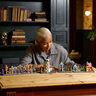 LEGO 76444 Harry Potter Diagon Alley Wizarding Shops Set for Adults