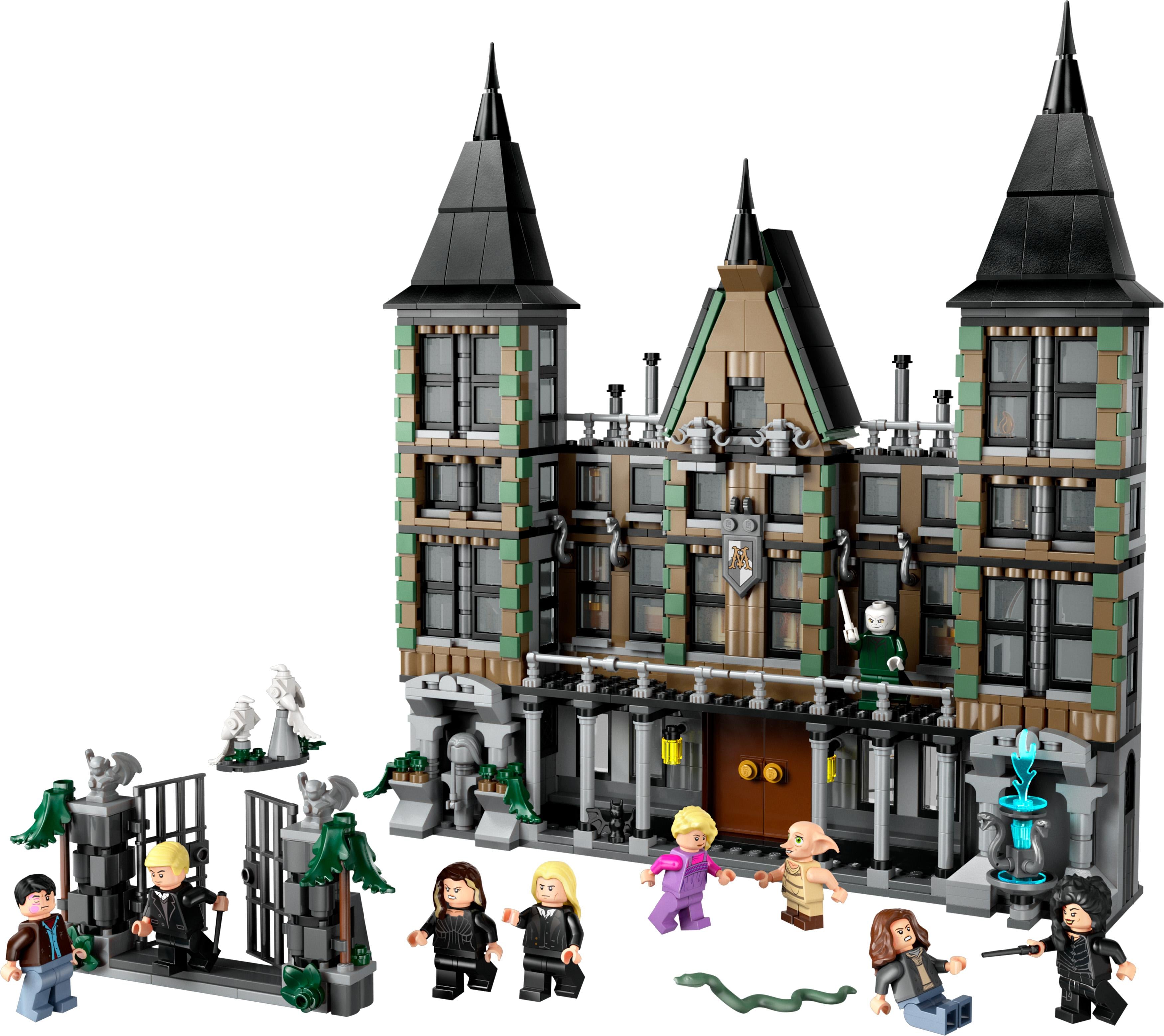 LEGO 76453 Harry Potter Malfoy Manor Building Toy with 9 Minifigures