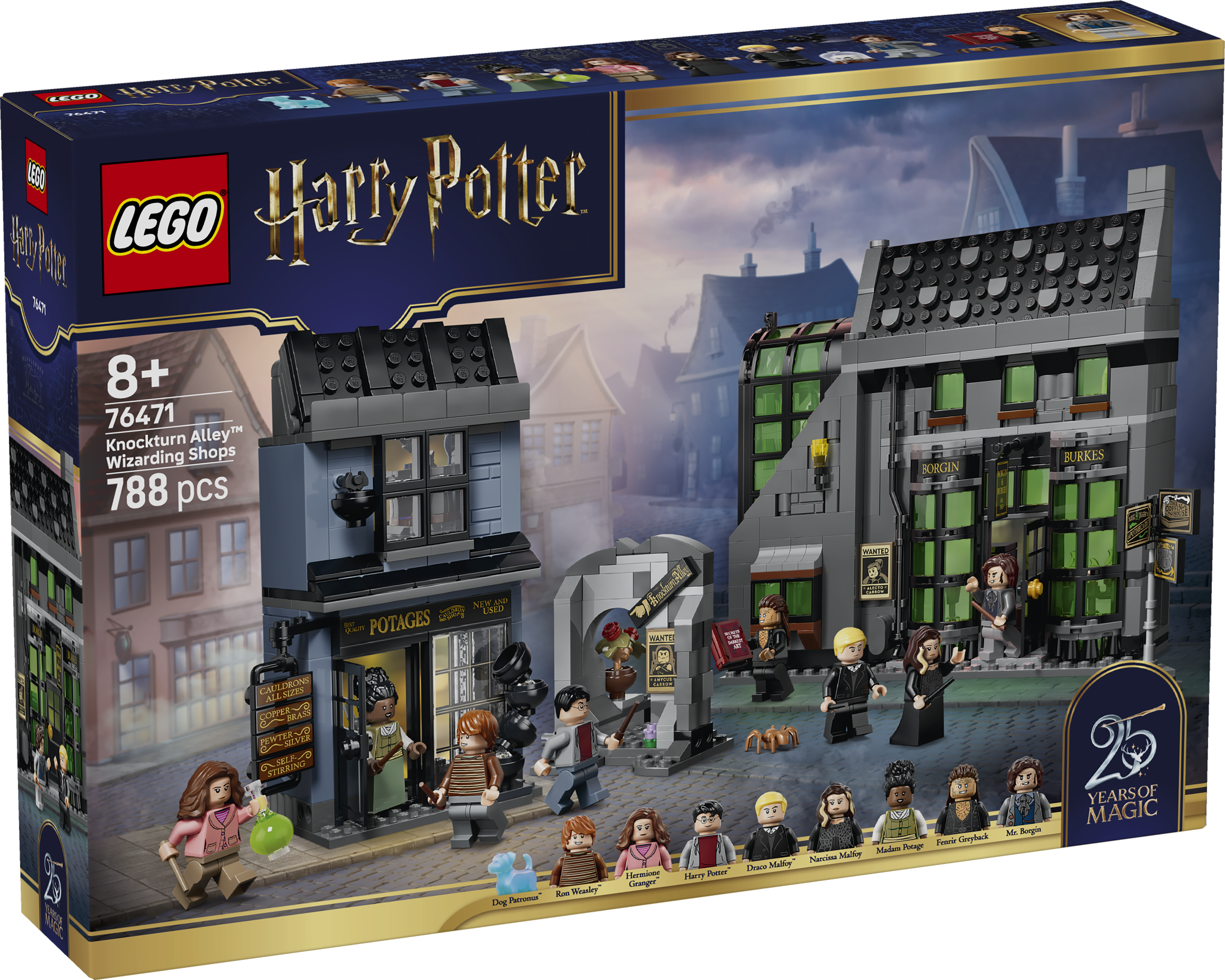 LEGO 76471 Harry Potter™ Knockturn Alley™ Wizarding Shops