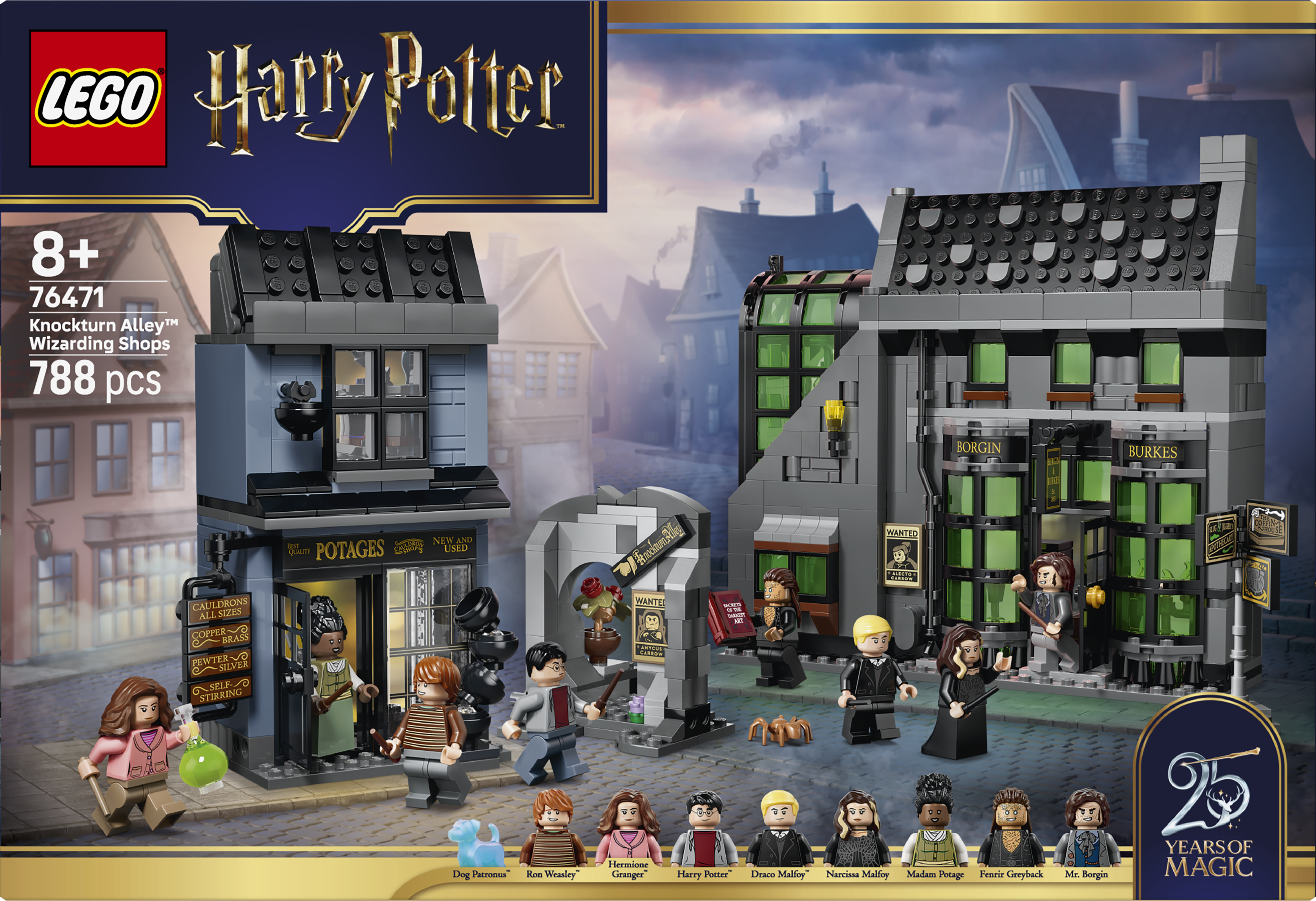 LEGO 76471 Harry Potter™ Knockturn Alley™ Wizarding Shops
