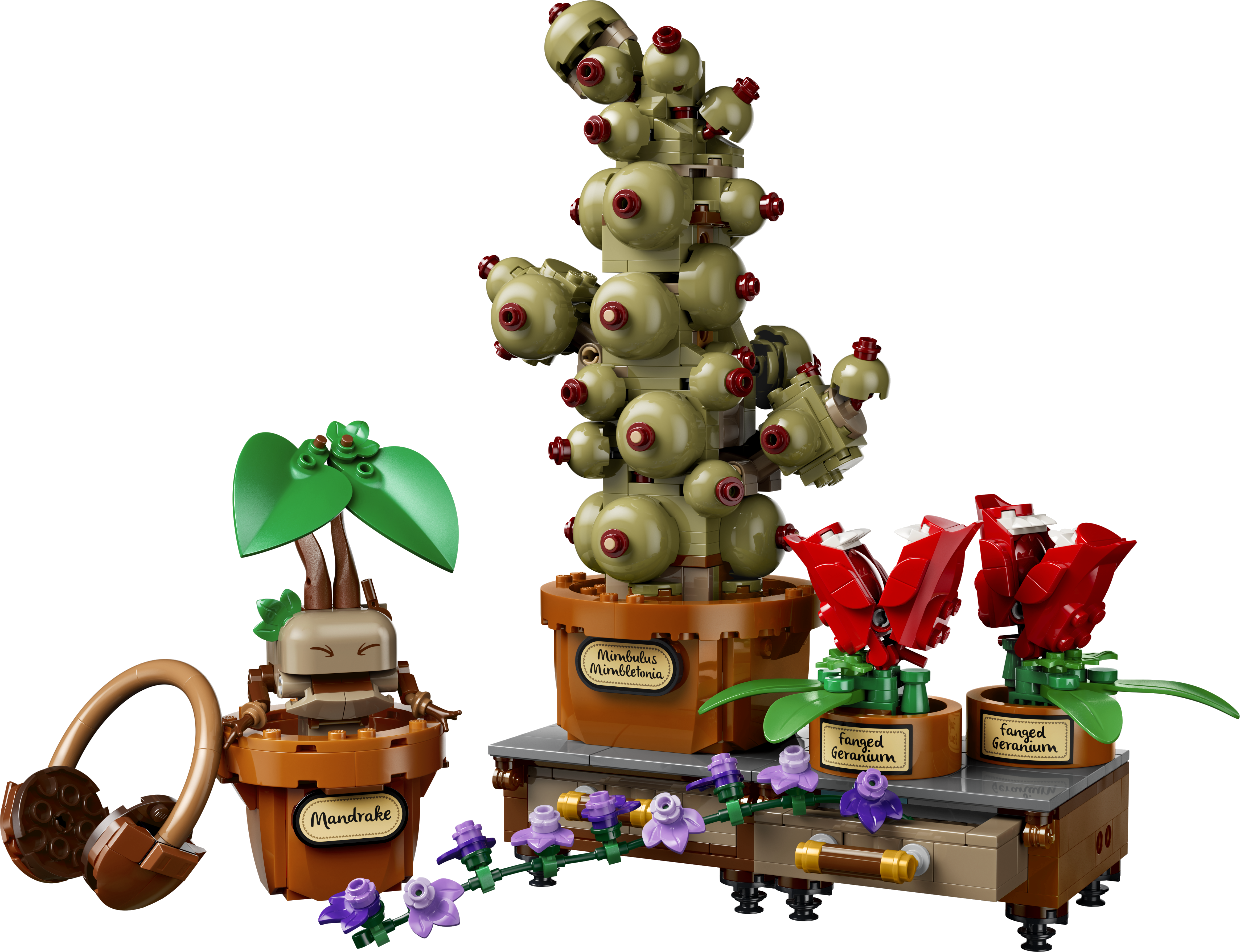 LEGO 76474 Harry Potter™ Hogwarts™ Herbology Plants Set