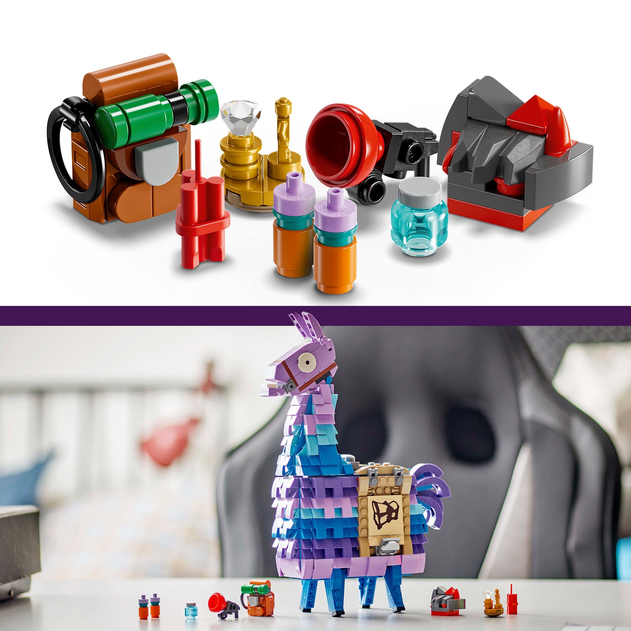 LEGO 77071 Fortnite Supply Llama Video Game Character Building Toy