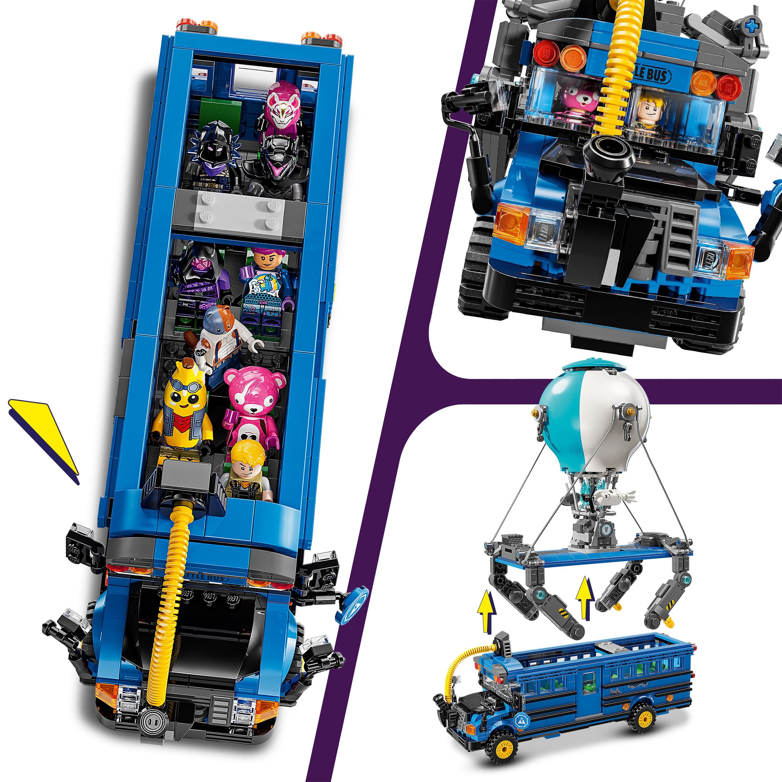 LEGO 77073 Fortnite Battle Bus Video Game Toy with Characters