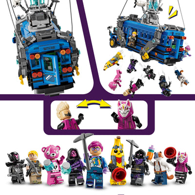 LEGO 77073 Fortnite Battle Bus Video Game Toy with Characters