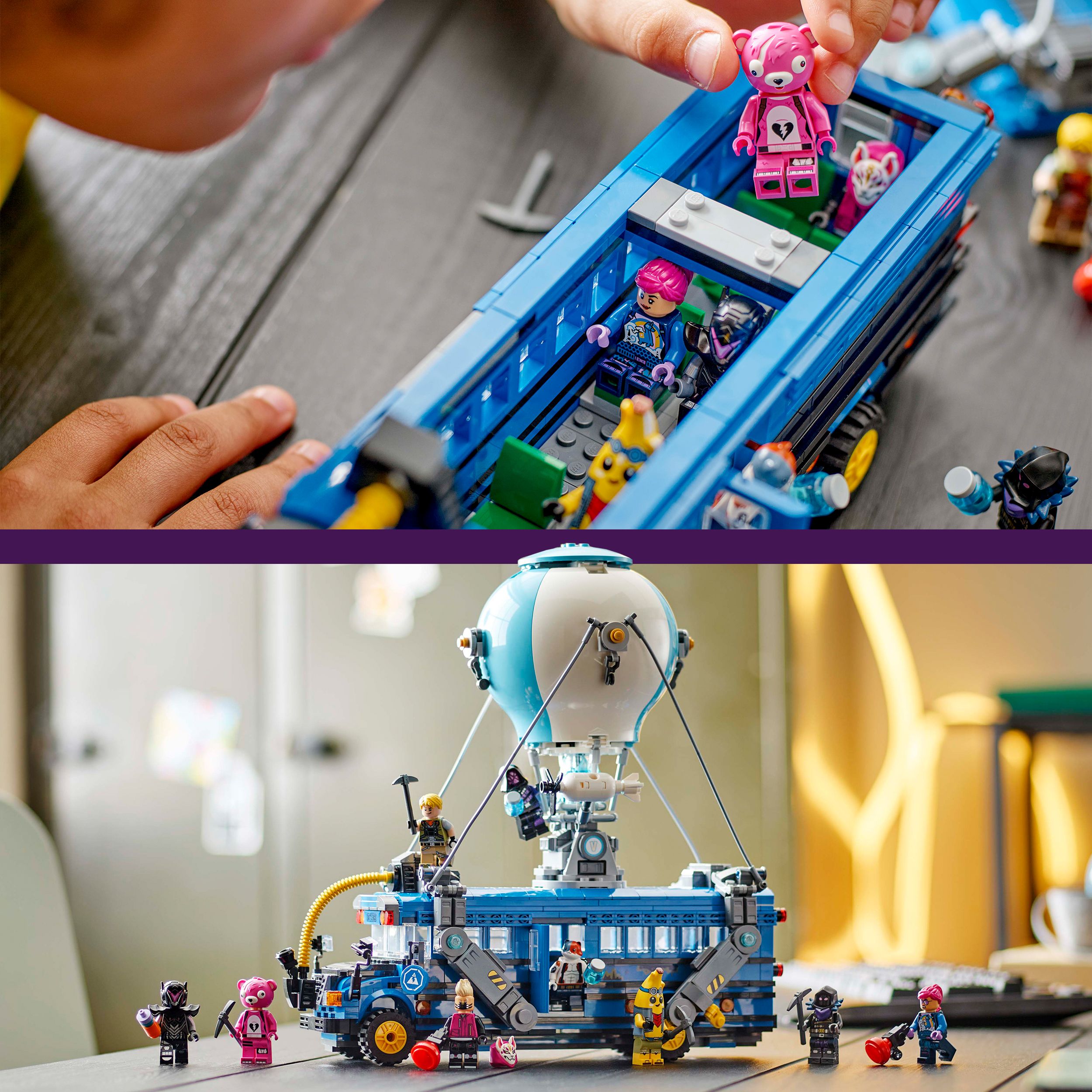 LEGO 77073 Fortnite Battle Bus Video Game Toy with Characters