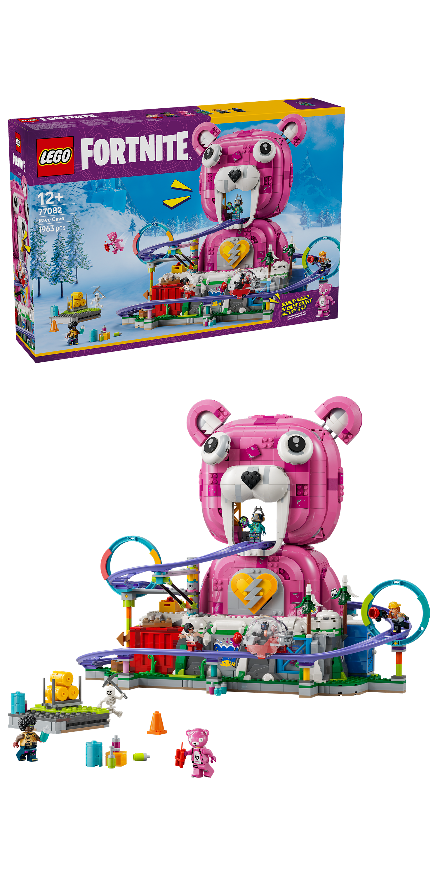 LEGO 77082 Fortnite Rave Cave Building Set