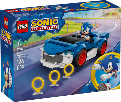 LEGO 77117 Sonic the Hedgehog. Sonic Speedster Lightning