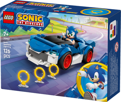 LEGO 77117 Sonic the Hedgehog. Sonic Speedster Lightning