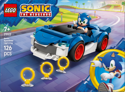 LEGO 77117 Sonic the Hedgehog. Sonic Speedster Lightning