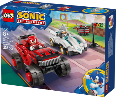 LEGO 77118 Sonic the Hedgehog Silver's Car vs. Knuckles' Monster Truck