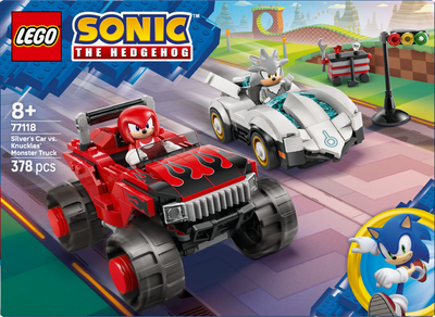 LEGO 77118 Sonic the Hedgehog Silver's Car vs. Knuckles' Monster Truck