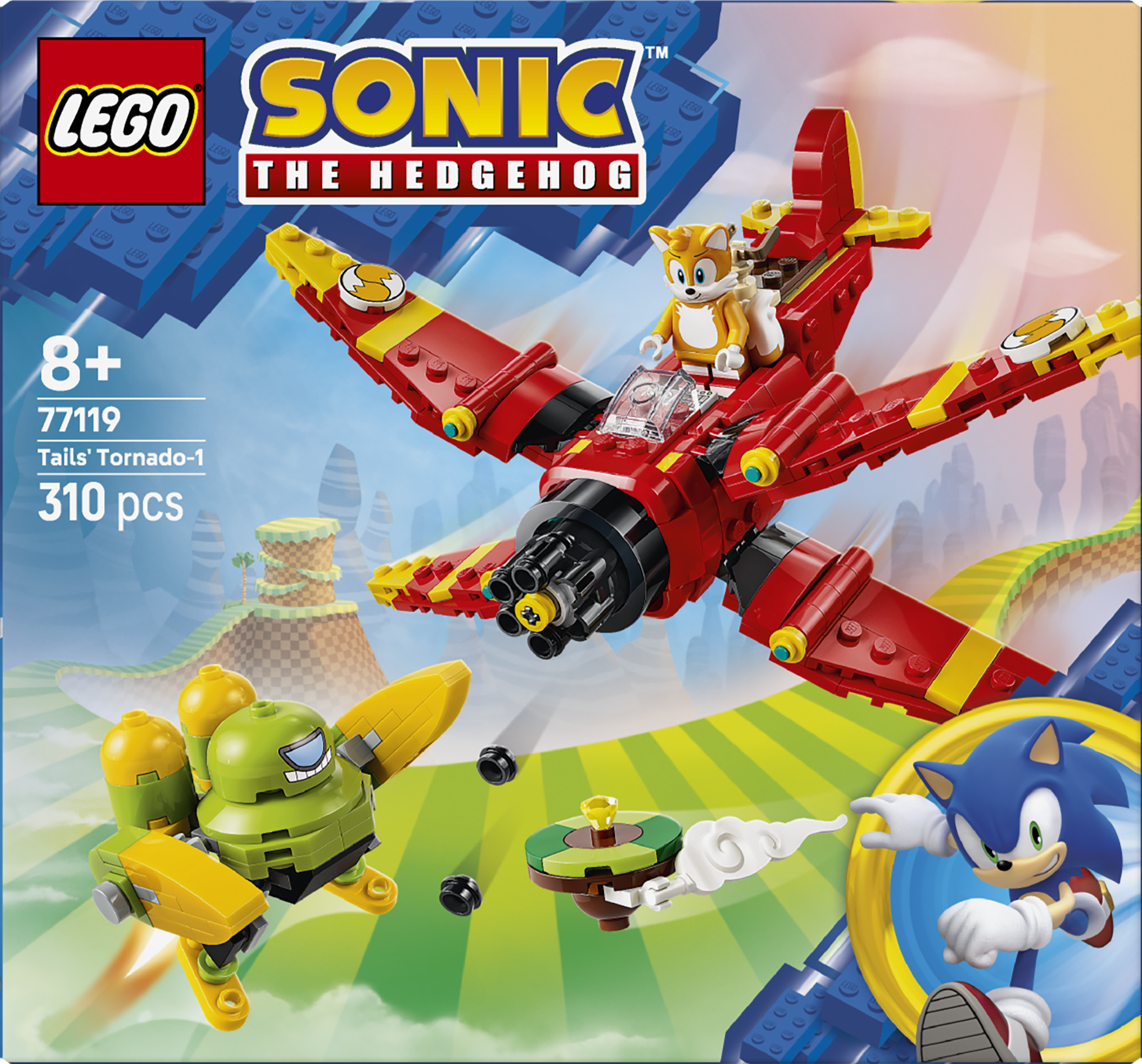 LEGO 77119 Sonic the Hedgehog Tails’ Tornado-1 Toy