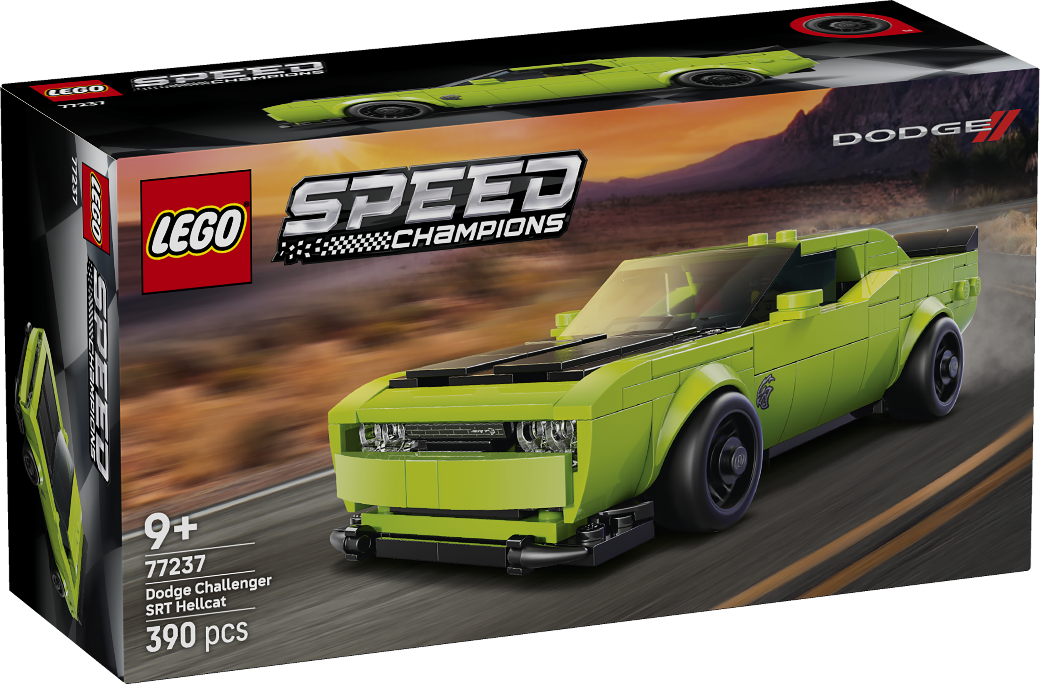 LEGO 77237 Speed Champions Dodge Challenger SRT Hellcat Sports Car Toy