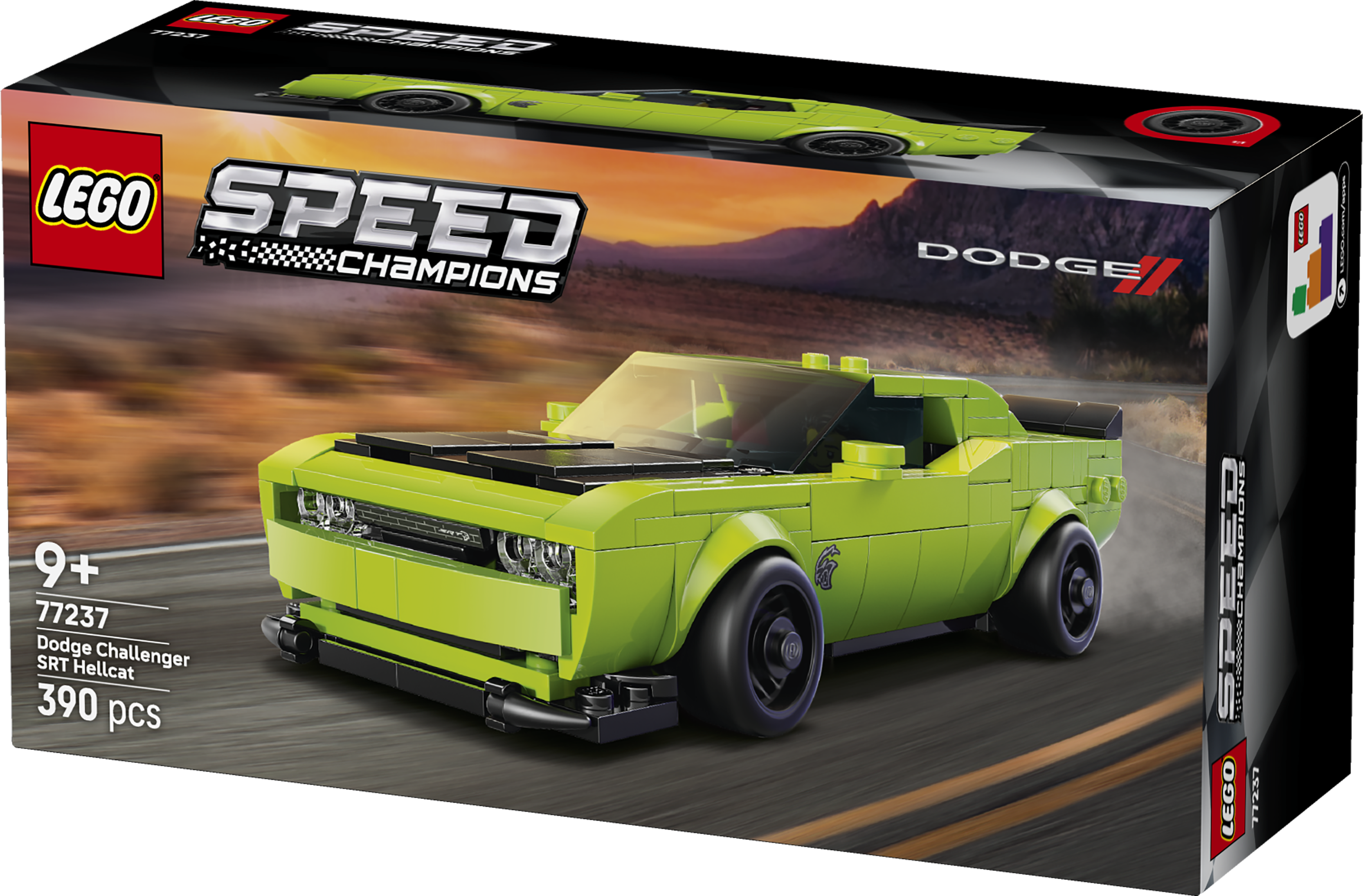 LEGO 77237 Speed Champions Dodge Challenger SRT Hellcat Sports Car Toy