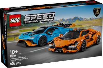 LEGO 77238 Speed Champions Lamborghini Revuelto & Huracán STO