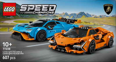 LEGO 77238 Speed Champions Lamborghini Revuelto & Huracán STO