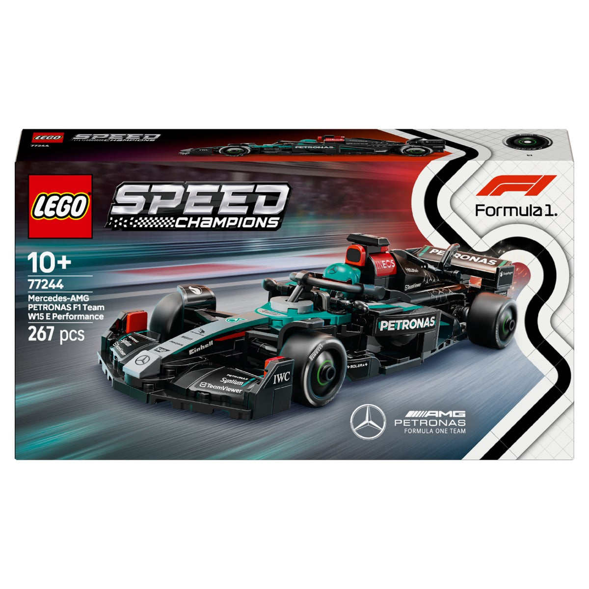 LEGO 77244 Speed Champions Mercedes-AMG  F1 W15 Race Car Toy