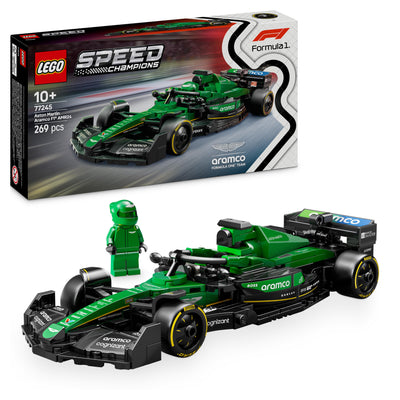 LEGO 77245 Speed Champions Aston Martin Aramco F1 AMR24 Race Car Toy