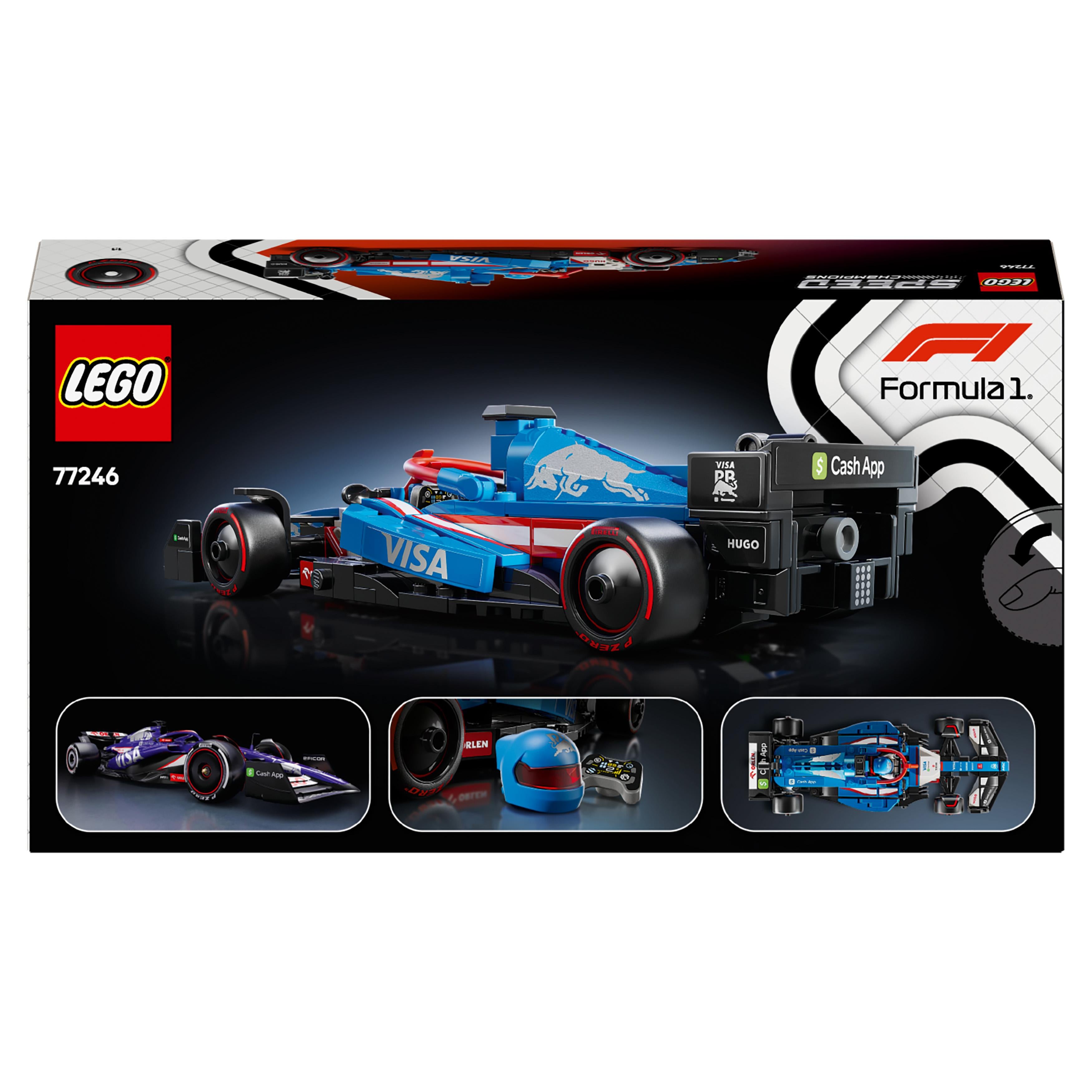 LEGO 77246 Speed Champions Visa Cash App RB VCARB 01 F1 Race Car Set