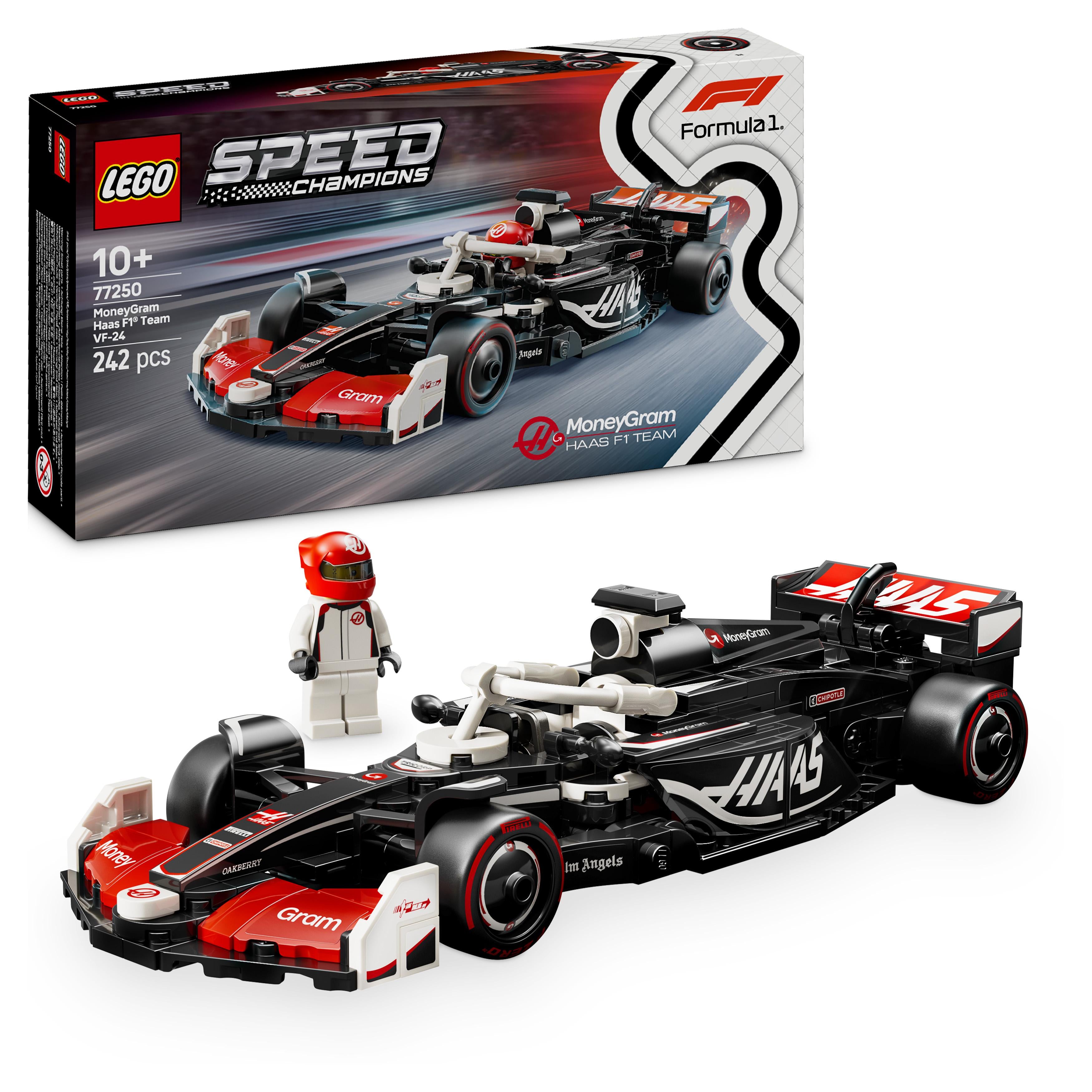 LEGO 77250 Speed Champions MoneyGram Haas F1 Team VF-24 Race Car Toy