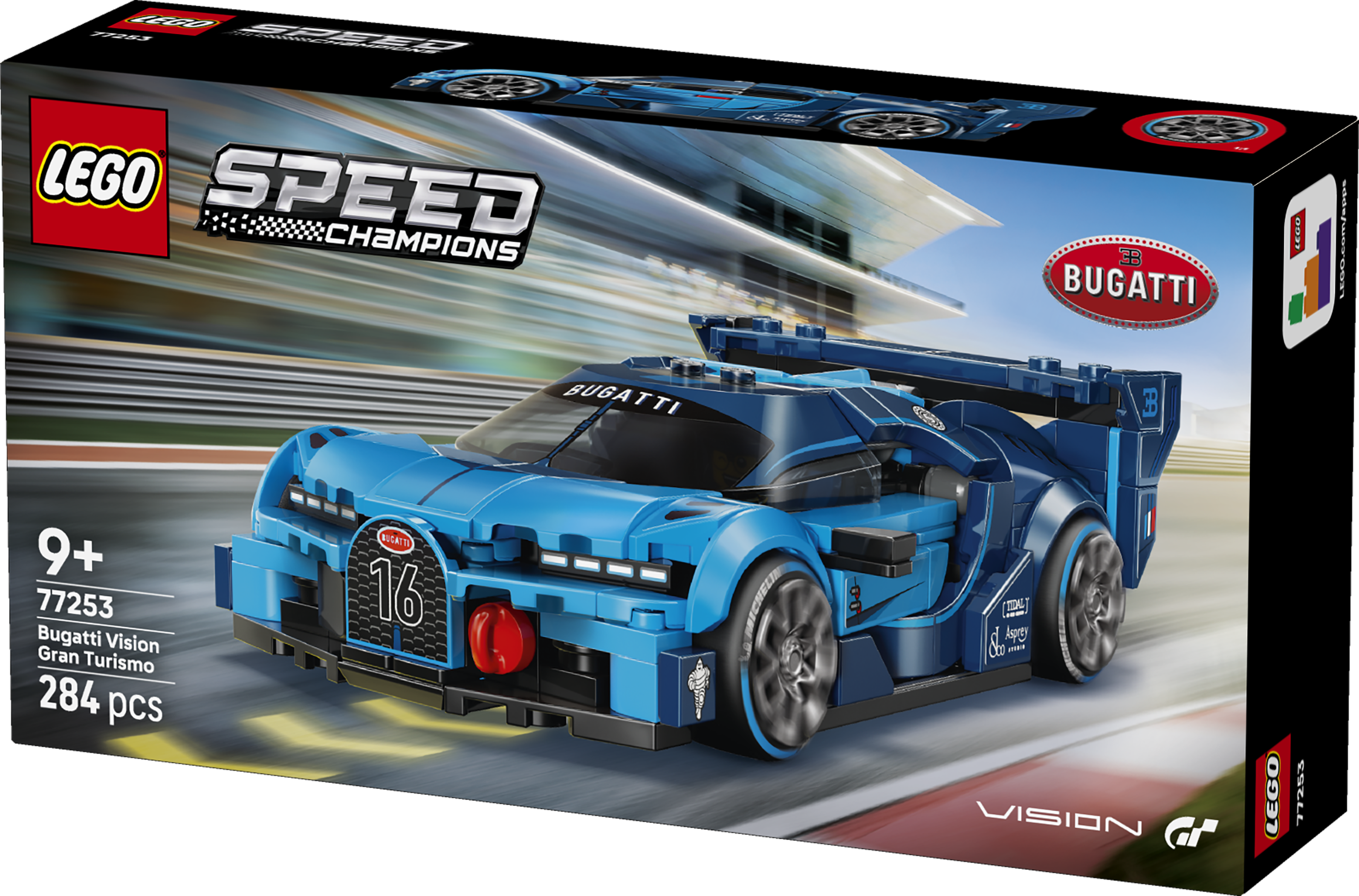 LEGO 77253 Speed Champions Bugatti Vision GT Hyper Sports Car