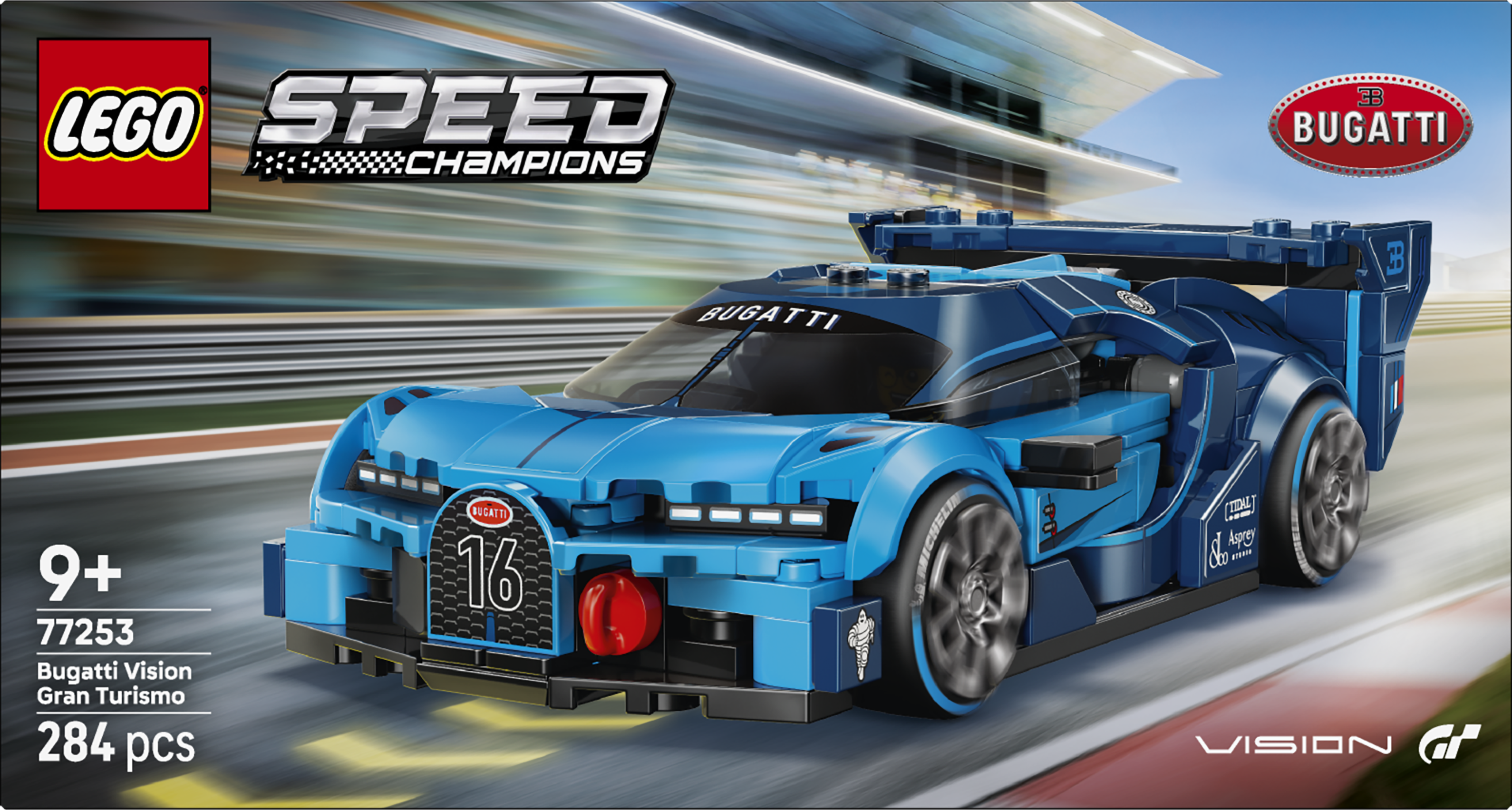 LEGO 77253 Speed Champions Bugatti Vision GT Hyper Sports Car