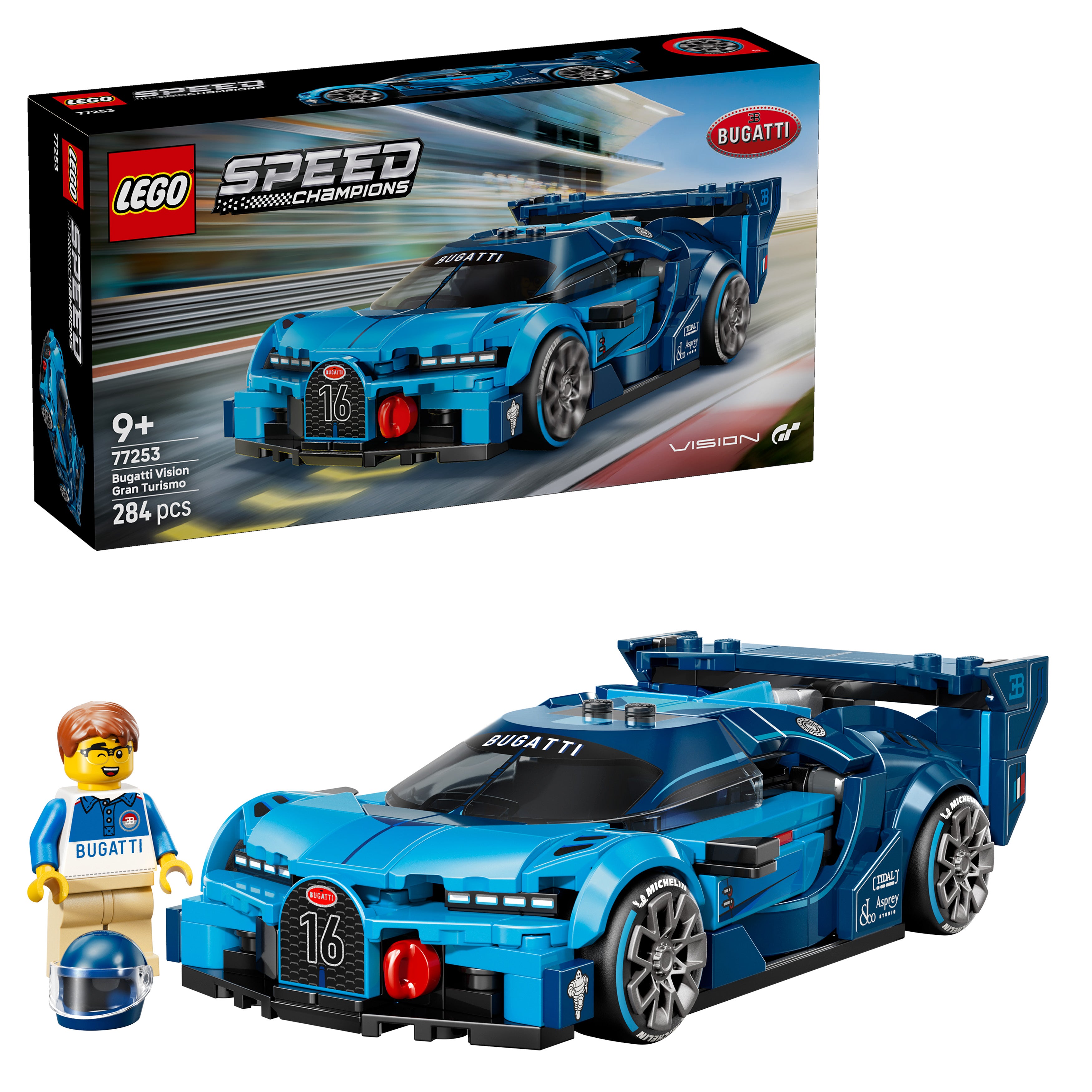 LEGO 77253 Speed Champions Bugatti Vision GT Hyper Sports Car