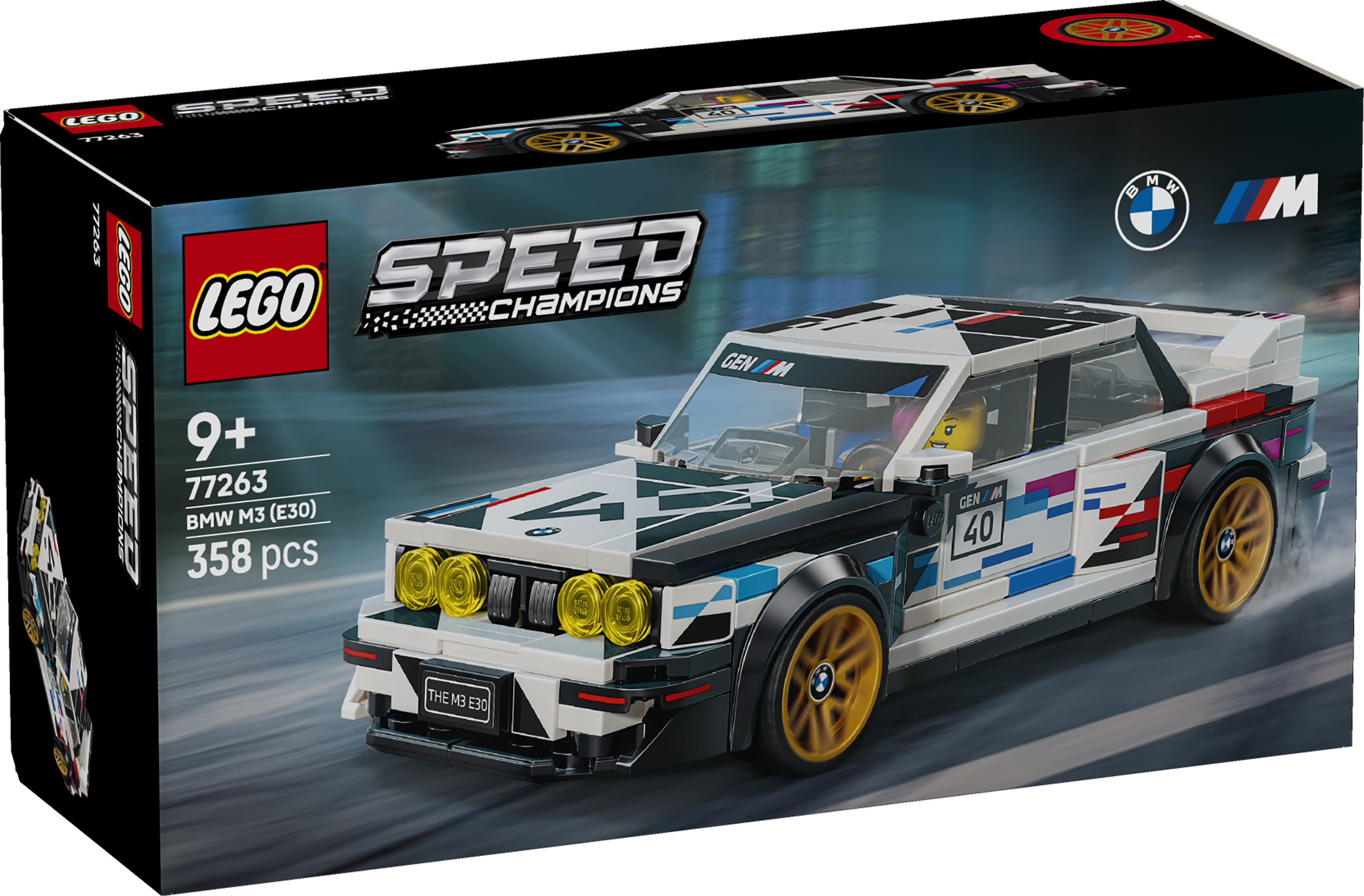 LEGO 77263 Speed Champions BMW M3 E30 Toy Car Kit