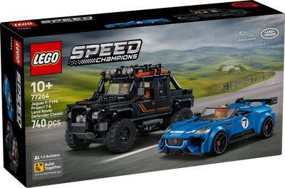 LEGO 77264 Speed Champions Jaguar Project 7 & Land Rover Defender