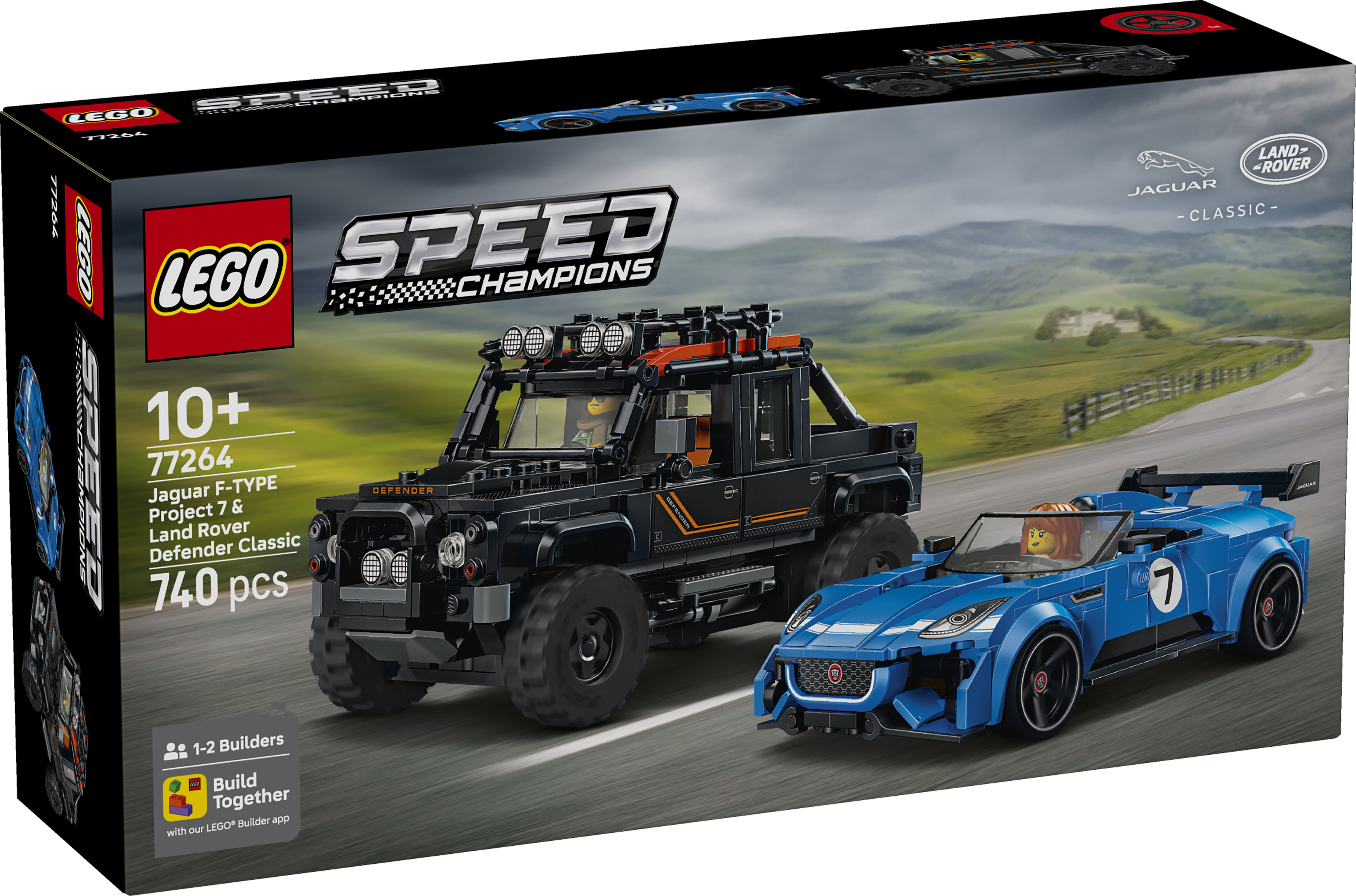 LEGO 77264 Speed Champions Jaguar Project 7 & Land Rover Defender