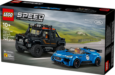 LEGO 77264 Speed Champions Jaguar Project 7 & Land Rover Defender