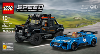 LEGO 77264 Speed Champions Jaguar Project 7 & Land Rover Defender