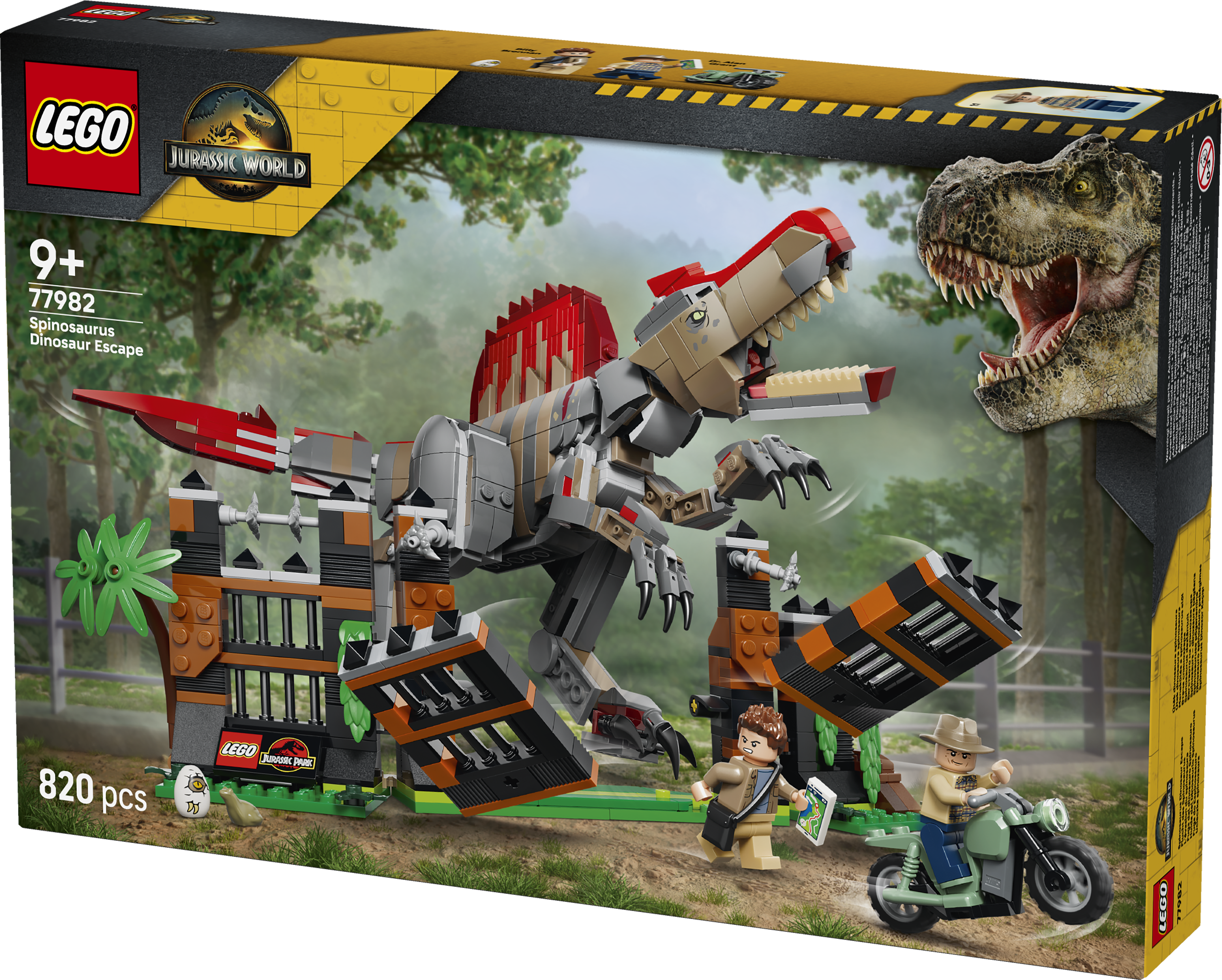 LEGO 77982 Jurassic World Spinosaurus Dinosaur Escape Toy