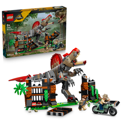 LEGO 77982 Jurassic World Spinosaurus Dinosaur Escape Toy