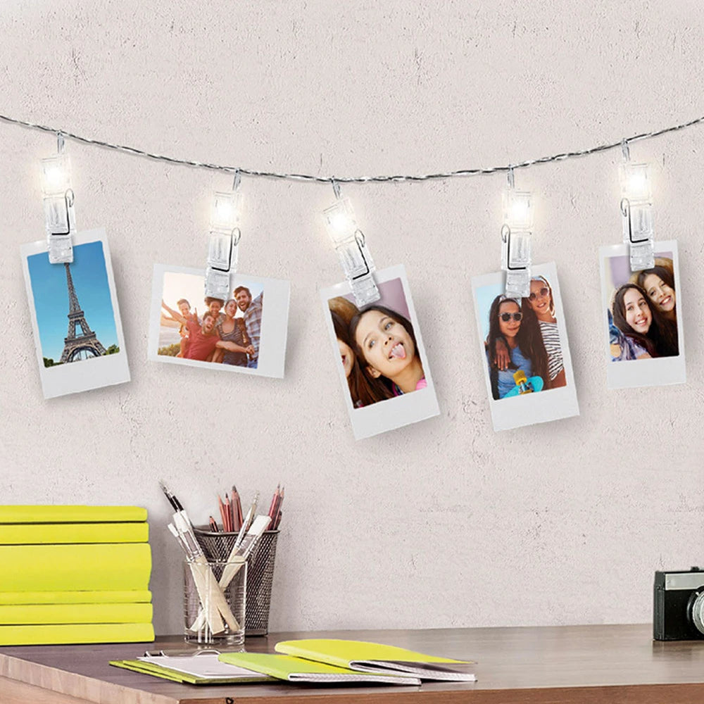 Light Up Photo Clip Battery String Lights