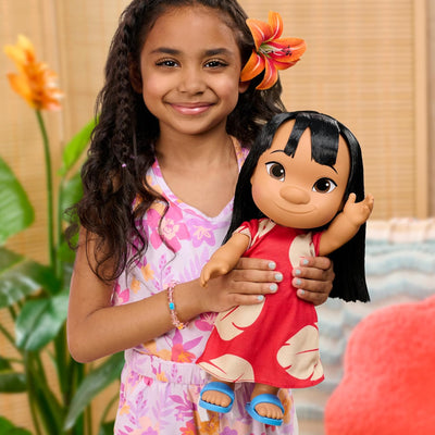 Disney Lilo & Stitch 14-inch Poseable Lilo Doll with 5-inch Stitch Figure