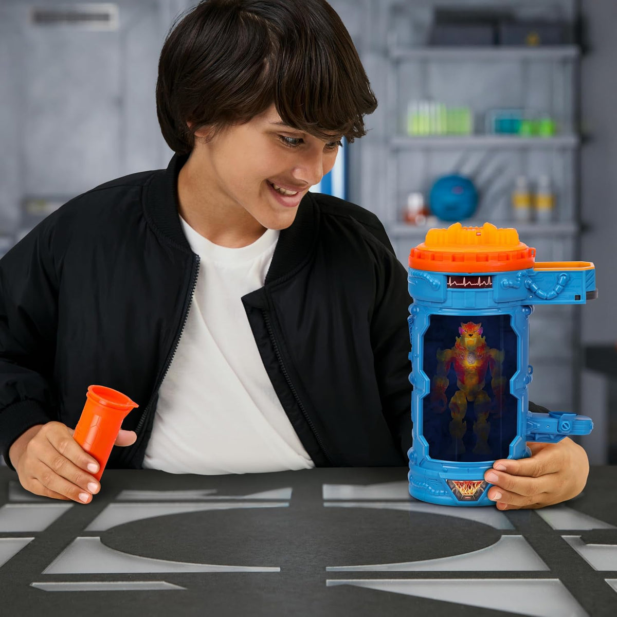 MrBeast Lab Hyper Fusion Mutators Flame Panther Action Figure