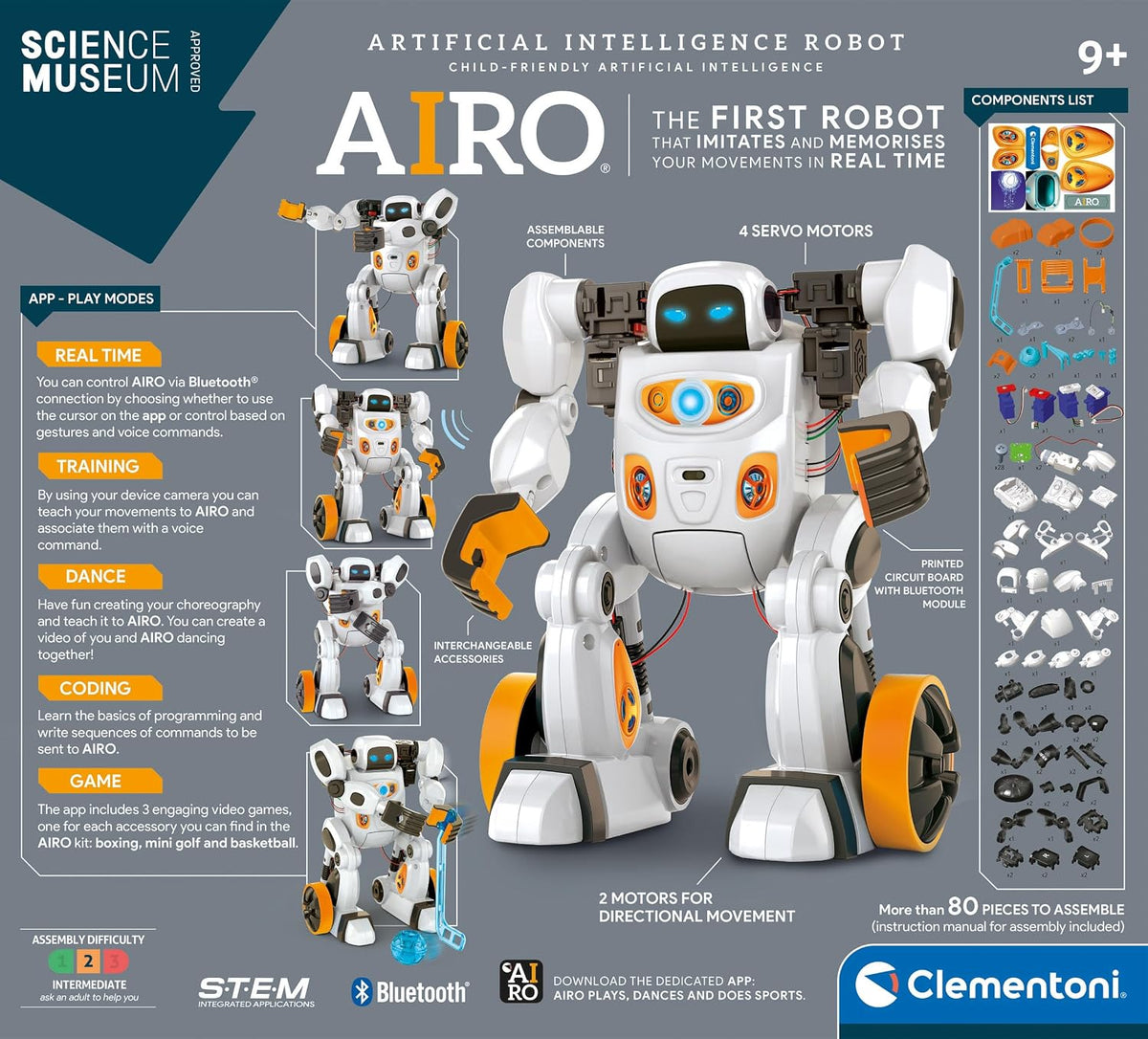 Clementoni AIRO, Artificial Intelligence Robot - view 3