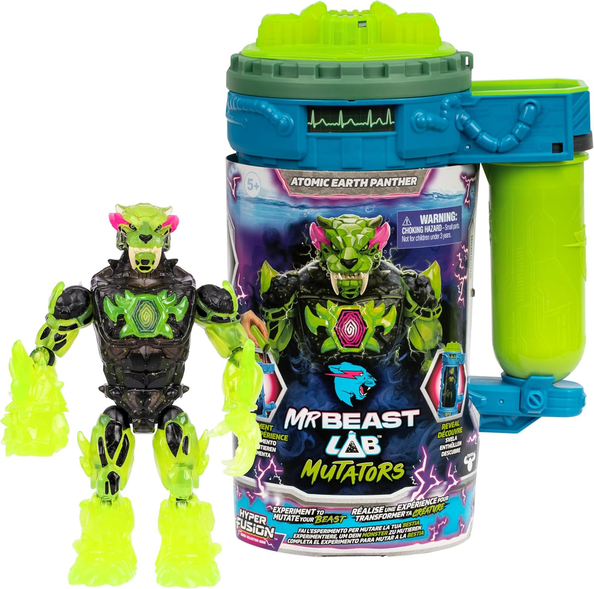 MrBeast Lab Hyper Fusion Mutators, Experiment & Create The Atomic Earth Panther